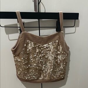 Kids sequin tank